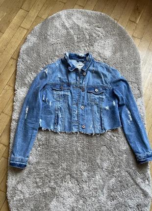 Супер джинс куртка denim co