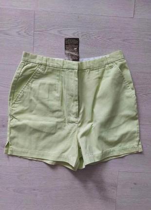 Нові салатові шорти best basics, розмір 38 (m)