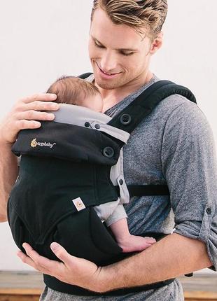 Ergobaby easy snug вкладка вставка в ергорук-переноску для новонароджених малюків 0 м+ новий
