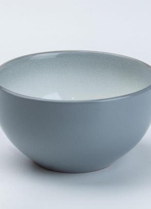 Столовий сервіз тарілок та кухоль на 4 персони керамічний сірий3 фото