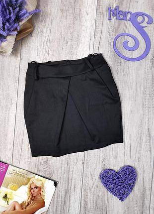 Спідниця для дівчинки sen kids шкільна чорна розмір 134 (9 років)