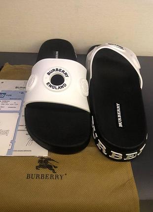 Мужские шлепанцы burberry 🥷🏻🔥