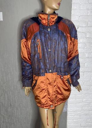 Вінтажна демісезонна куртка лижна куртка вінтаж c&a ,  l-xl