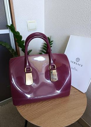 Итальянская сумка furla candy bag fuchsia оригинал
