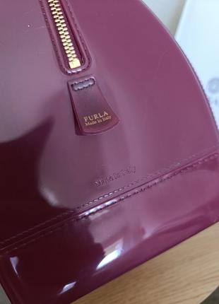 Итальянская сумка furla candy bag fuchsia оригинал2 фото