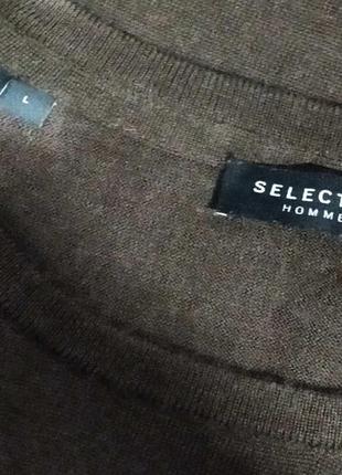 Идеальный качественный 100% шерстяной свитер успешного бренда из данных selected homme5 фото