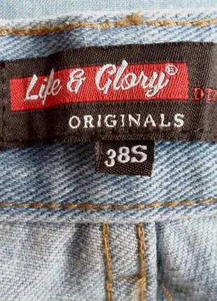 Джинсы новые life & glory размер w 38 l 30 пояс 98 см9 фото