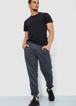Спорт штани чоловічі, колір темно-сірий, 244r41386 l, l, 482 фото