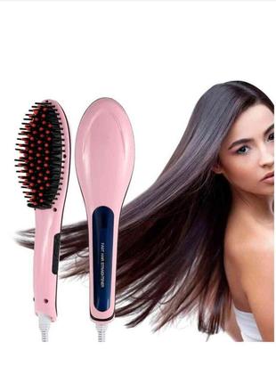 Електричний гребінець-випрямляч fast hair straightener