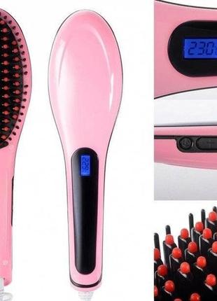 Електричний гребінець-випрямляч fast hair straightener4 фото