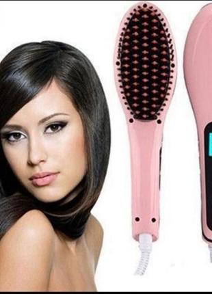 Электрическая расческа-выпрямитель fast hair straightener5 фото