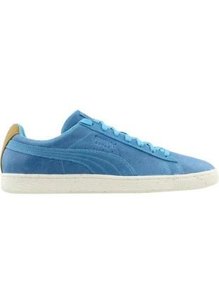 Мужские кожаные кроссовки puma suede deco aquarius golden color размер 42,5 eu/ 9,5 us/ стелька 27,5 см4 фото