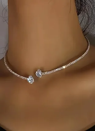 Эксклюзивное сияющее ожерелье чокер