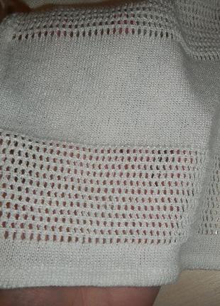 Легкий шарф cocoon бавовна, поліакріл6 фото