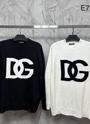 Очень стильный свитер luxe в стиле "d&g"
