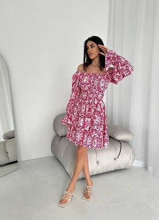 Короткое платье с рукавом10 фото