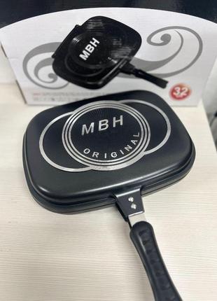 Двойная сковорода-гриль double grill pan 32 см. shop