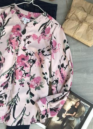 Роскошная блуза в цветочный принт6 фото