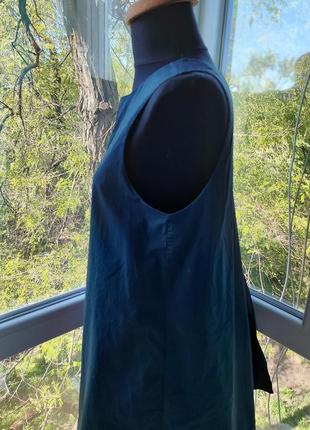 Котонова сукня трапеція асиметрична cos6 фото
