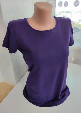 Базовая фиолетовая футболка h&amp;m2 фото