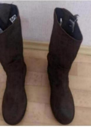 Нові, замшеві чоботи dirk bikkembergs,вінтаж