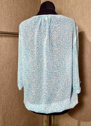 Блакитна блузо 🇮🇹 milano 🇮🇹 розмір m2 фото