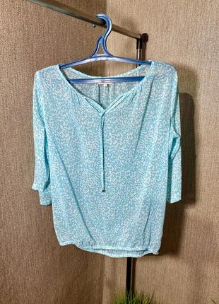 Блакитна блузо 🇮🇹 milano 🇮🇹 розмір m4 фото