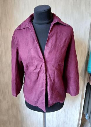 Льняная рубашка ann llewellyn размер 38