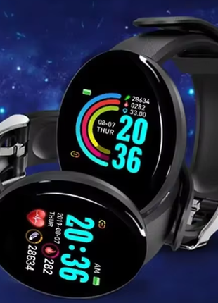Смарт годинник smart watch з тонометром і багатьма функціями