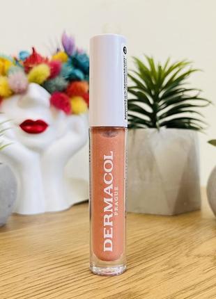 Оригінал dermacol lipgloss f****** high shine блиск для губ 02