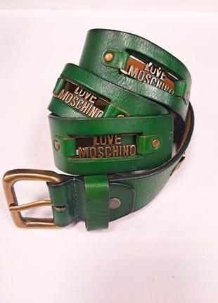 Love moschino, кожаный ремень, оригинал 💯%