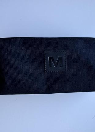 Косметичка черная мейк ап несесер мужской "maketravel"