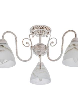 Люстра стельова класична e14 wh (bkl-496c/3) brille 23-649