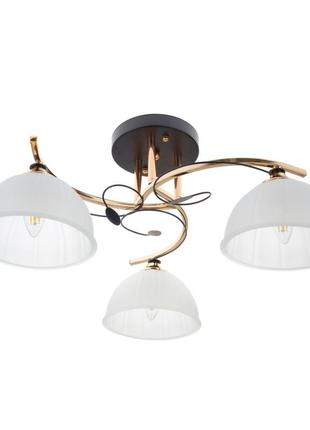 Люстра стельова в передпокій e27 60w bk (lk-713s/3) brille 24-556