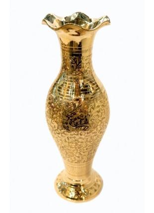 Ваза металлическая из латуни ваза индийская ваза восточного стиля ваза для интерьера