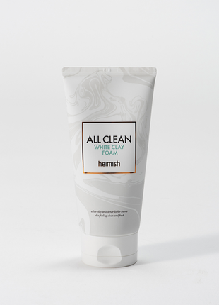 Heimish all clean white clay foam пінка для вмивання з білою глиною