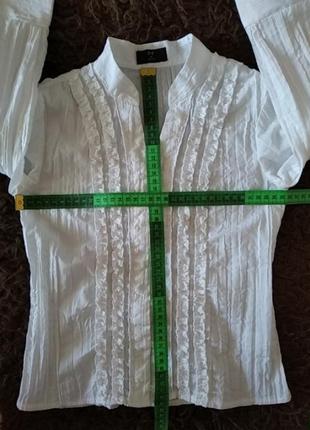 Нарядная блузка с рюшами 10