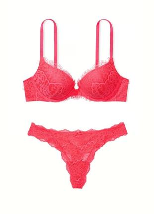 Комплект белья пушап victoria's secret виктория сикрет оригинал