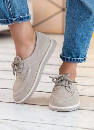 Мокасіни зі шнурком9 фото