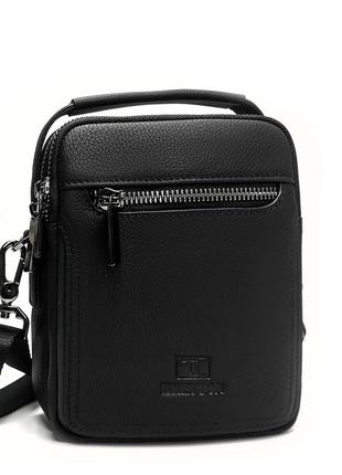 Сумка шкіряна чоловіча планшет bretton 407-173 black