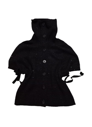 Кофточка накидка з дрібною паєткою