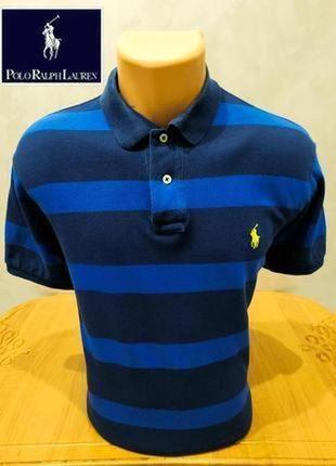 Актуальное 100% хлопковое поло в поло люксового американского бренда polo ralph lauren