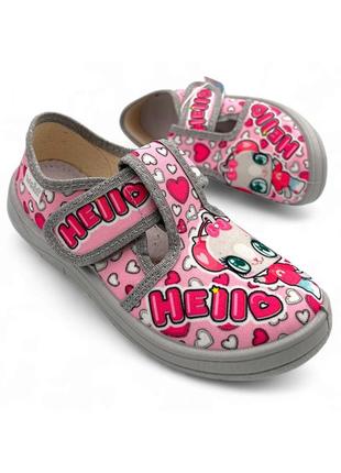 Дитячі капці для дівчинки waldi 24-30р