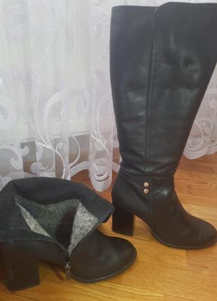Сапоги, ботинки, сапоги кожаные3 фото
