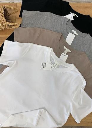 Футболки хлопковые h&m