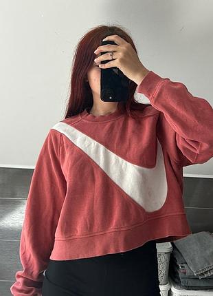 Свитшот nike с большим сушем по центру