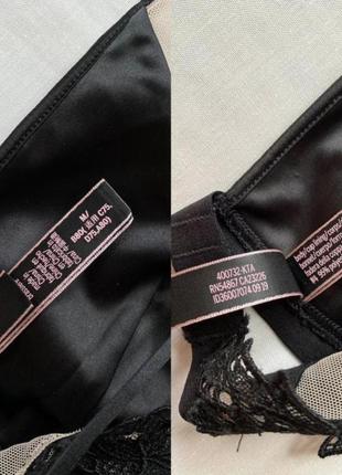 Невероятный бюстгальтер victoria’s secret unlined dragon lace plunge bra с вышивкой дракона на спине, размер м7 фото