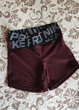 Спортивные компрессионные шорты/велосипедки nike pro