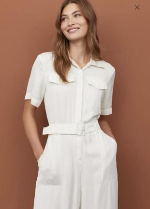 Комбинезон летний белый hm, 38 р.