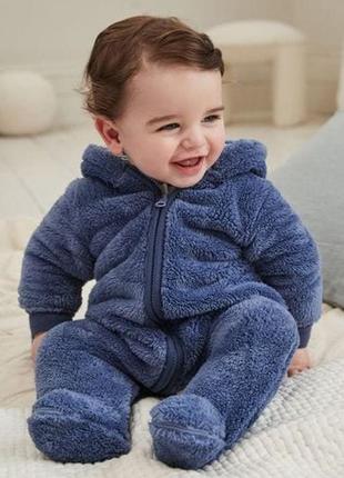 Флисовый комбенизон для младенцев💙